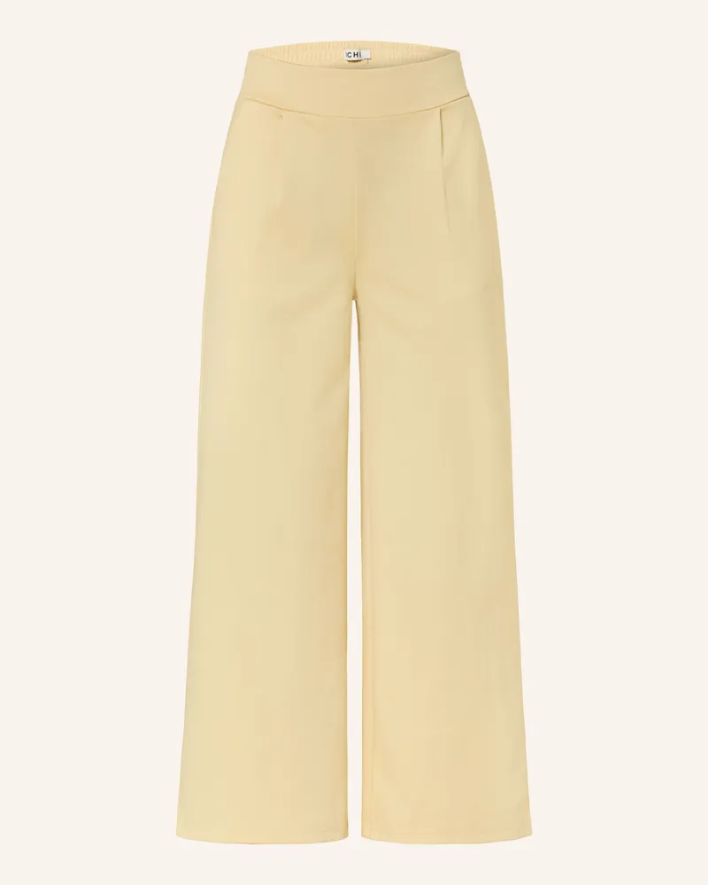 ICHI 7/8-Hose Kate gelb Hellgelb