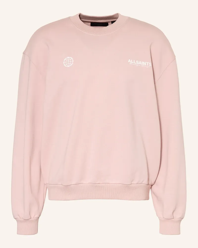 AllSaints Sweatshirt Emblem rosa Rosé
