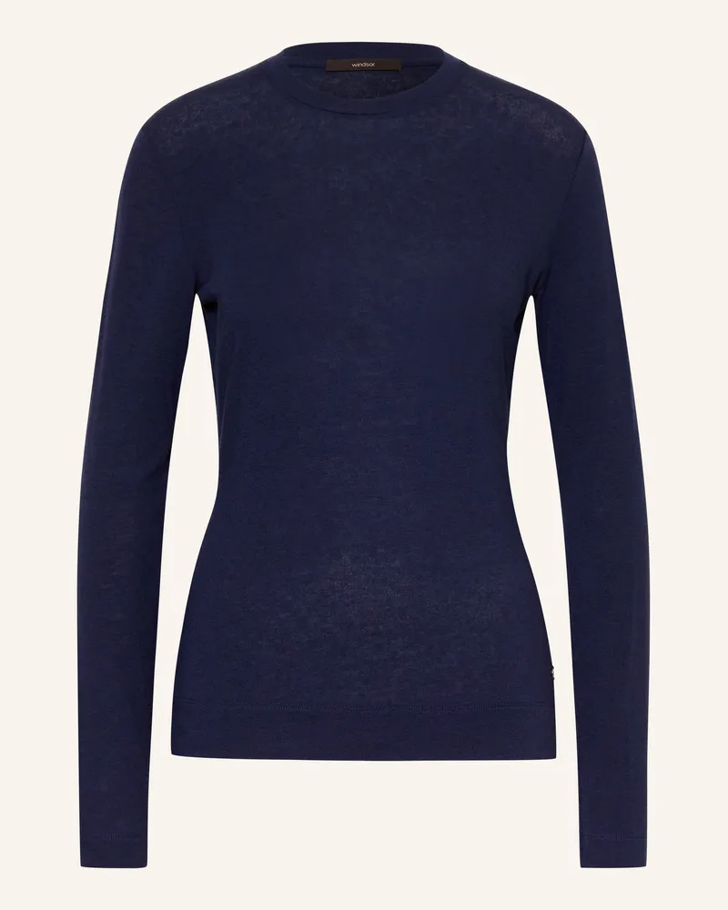 windsor. Longsleeve blau Dunkelblau