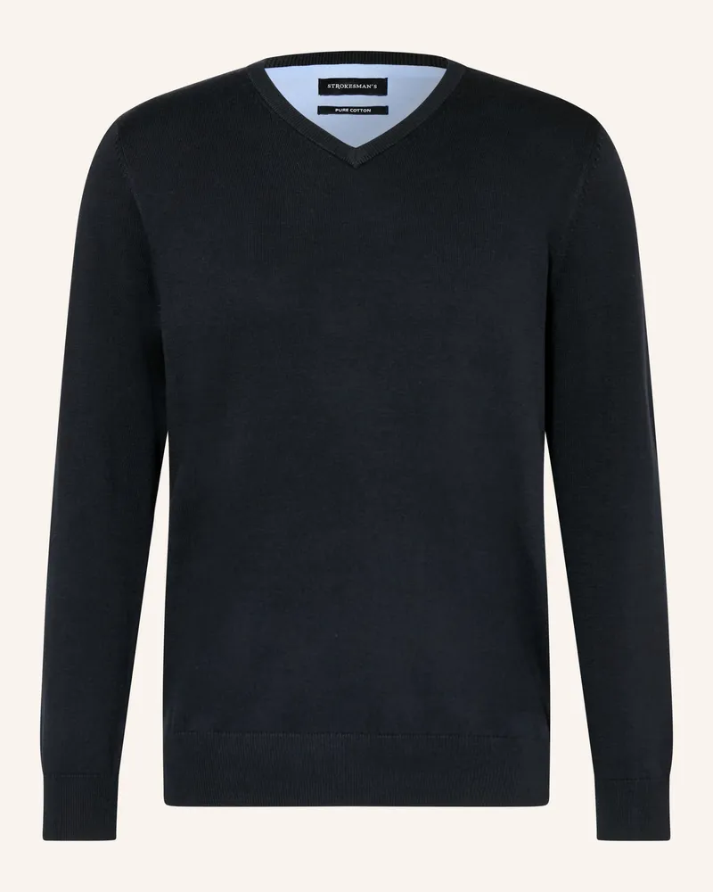 Strokesman's Strokesman Pullover blau Dunkelblau