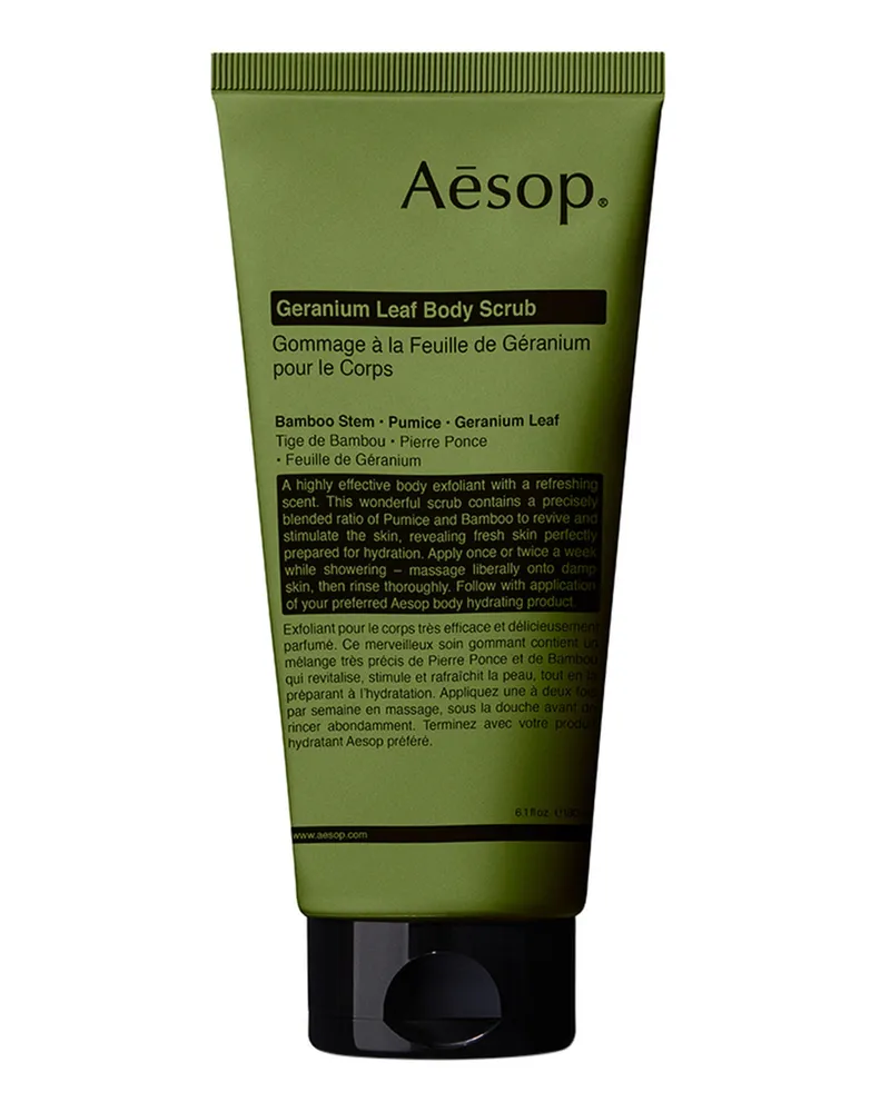 Aesop Geranium Leaf Body Scrub Körperpeeling 180 ml 