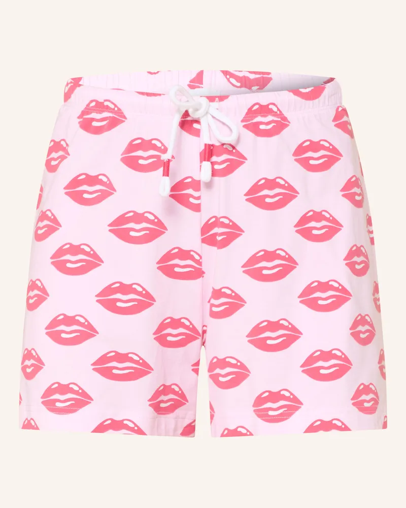 Mey Schlafshorts Serie JUICY KISS Hellrosa