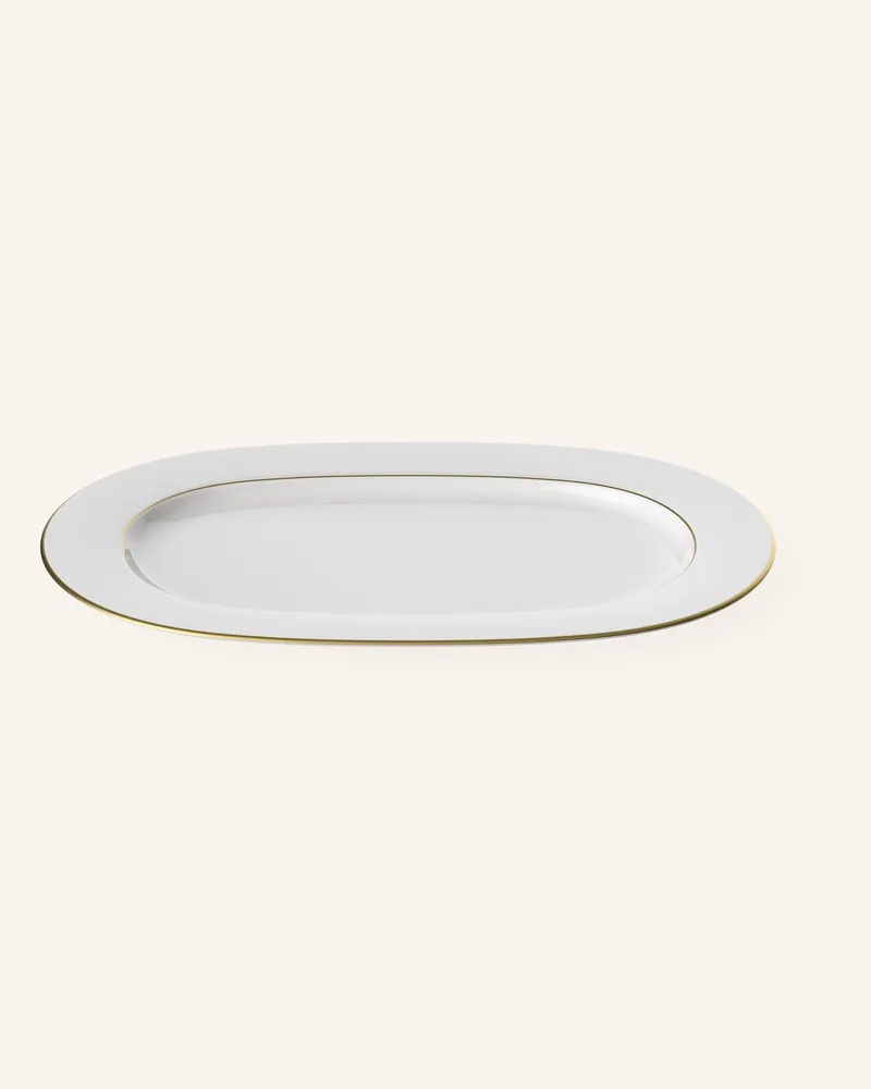 Villeroy & Boch Servierplatte Anmut Gold weiss Weiss