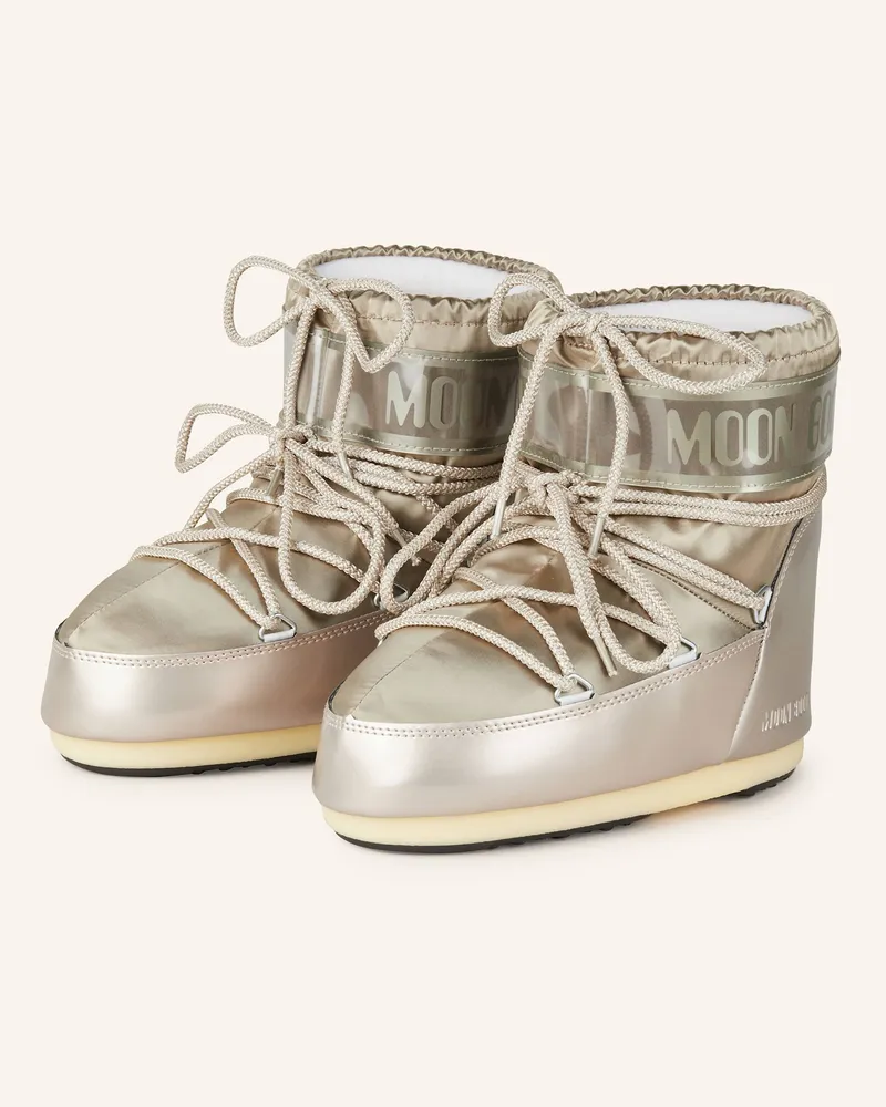 Moon Boot Moon Boots Icon Low Glance gold Taupe