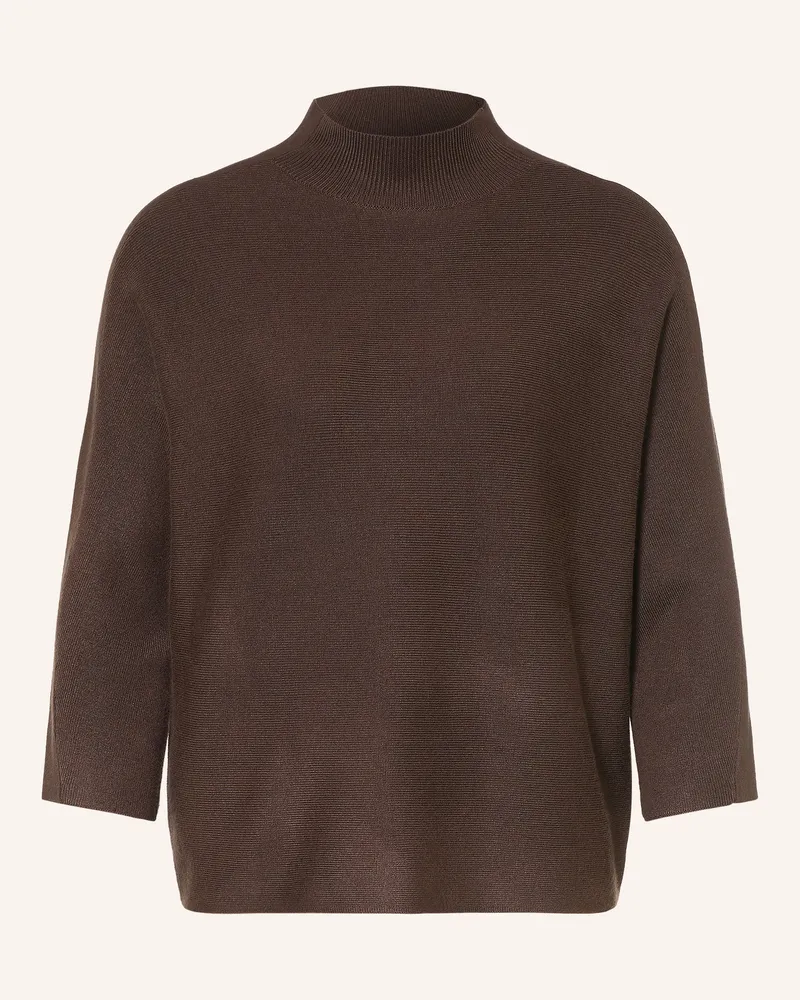 COMMA Pullover Mit 3/4-Arm braun Dunkelbraun