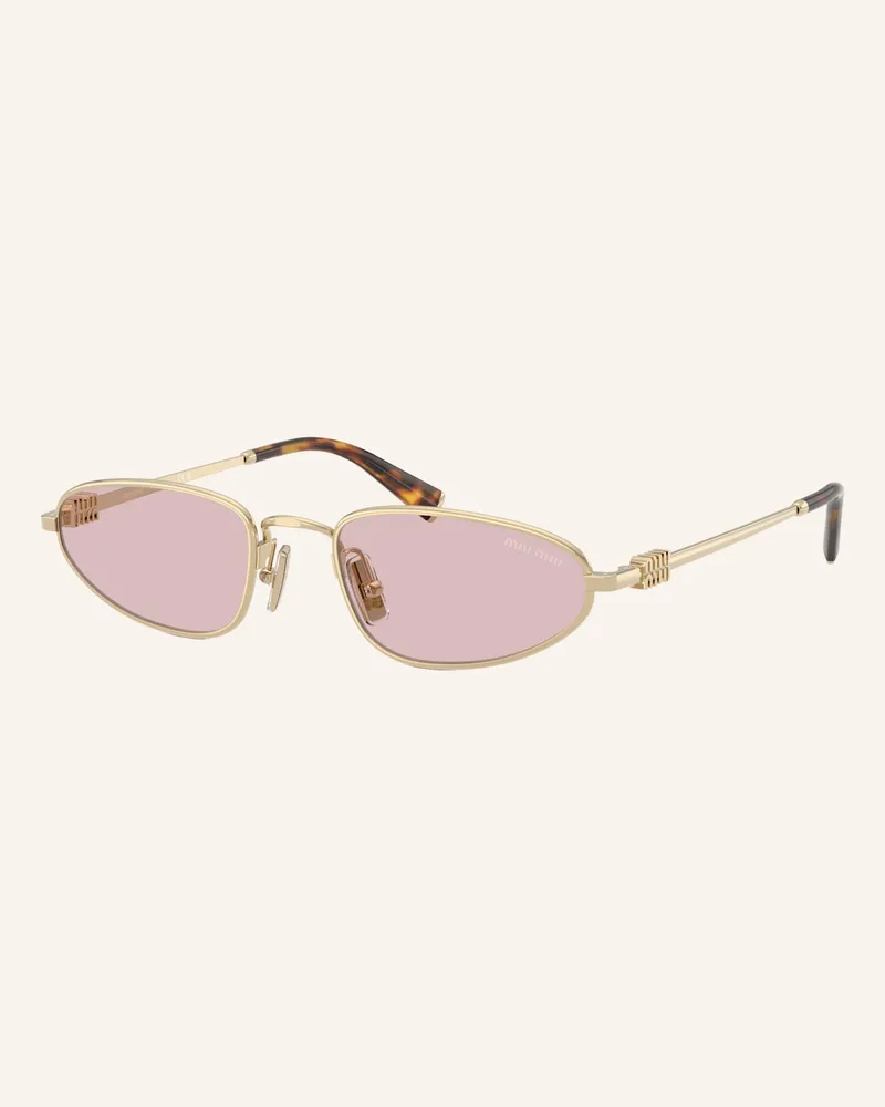 Miu Miu Sonnenbrille Mu a52s gold Zvn4i0