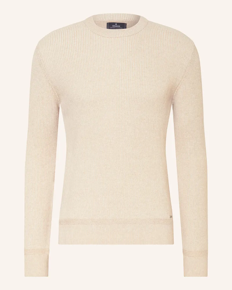 Ragman Pullover Hellbraun
