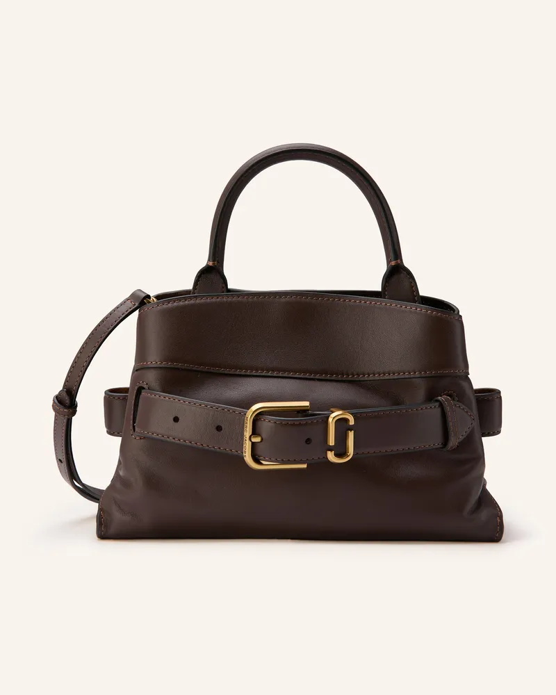 Marc Jacobs Handtasche THE DAKOTA SMALL SATCHEL BAG Dunkelbraun