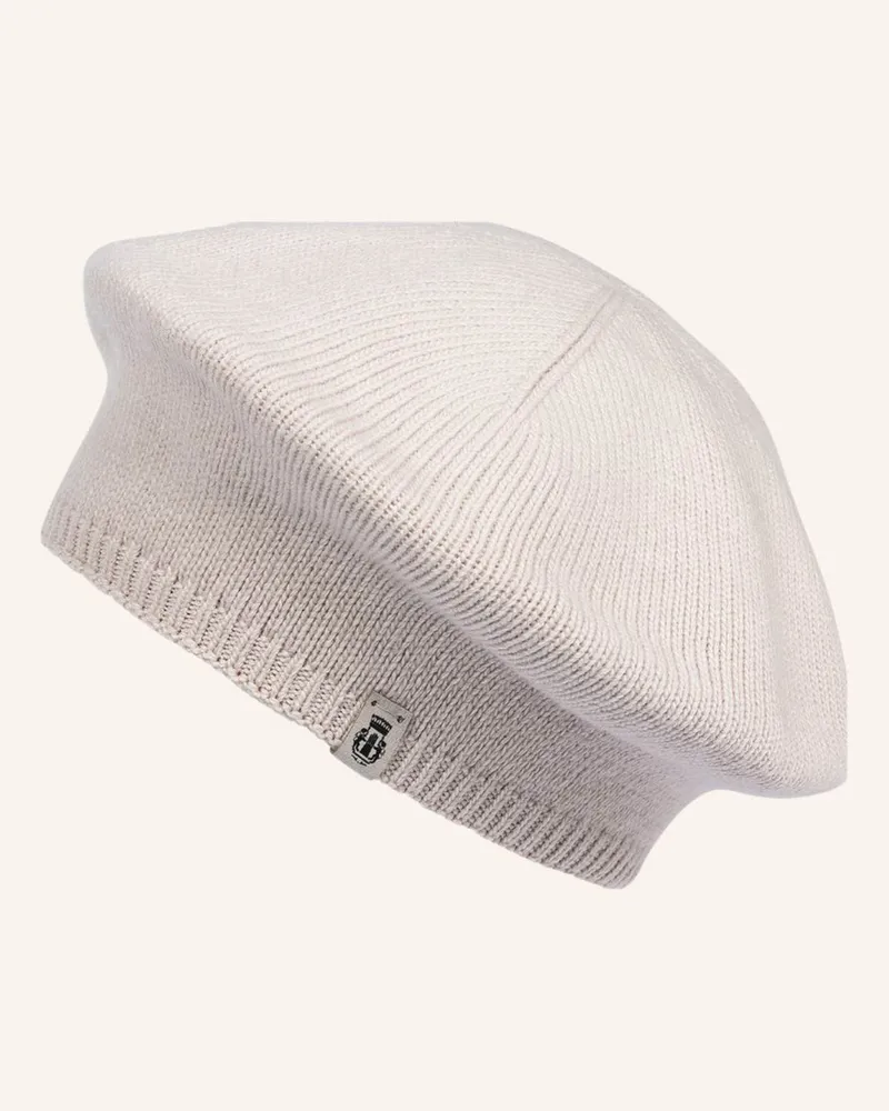Roeckl Baskenmütze beige Creme