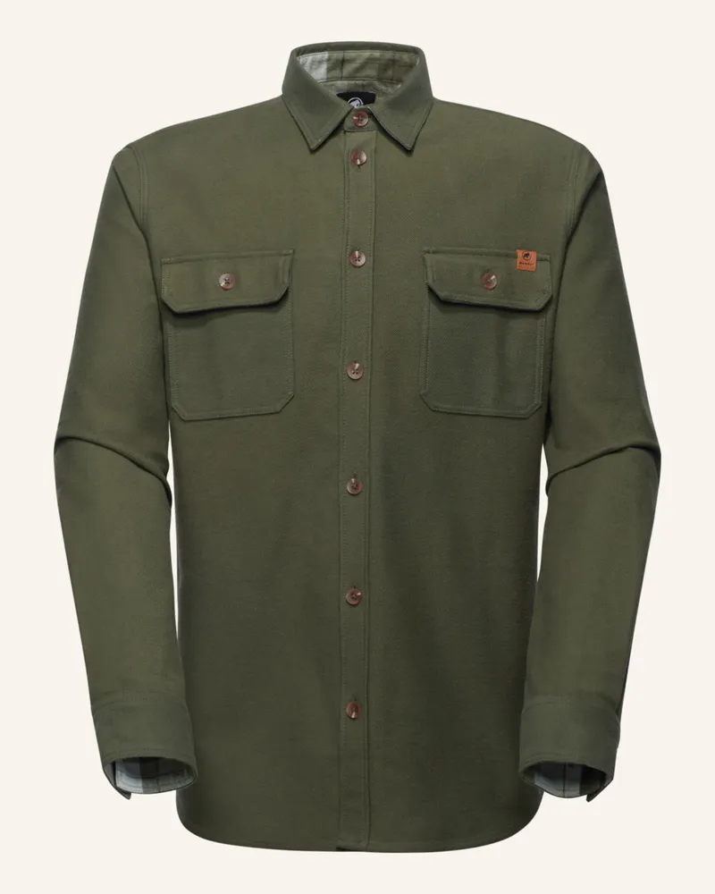 Mammut Langarmshirt TAMARO OVERSHIRT Grün