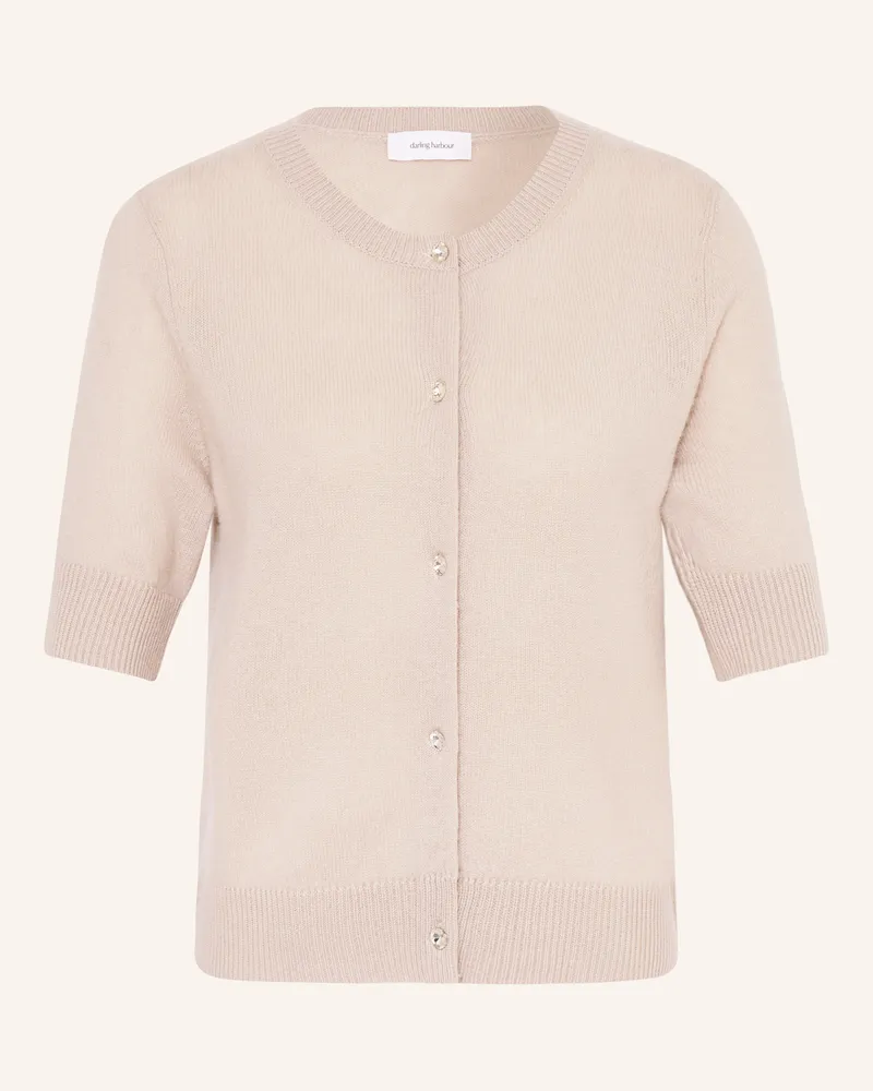 Darling Harbour Strickjacke mit Cashmere Kiesel