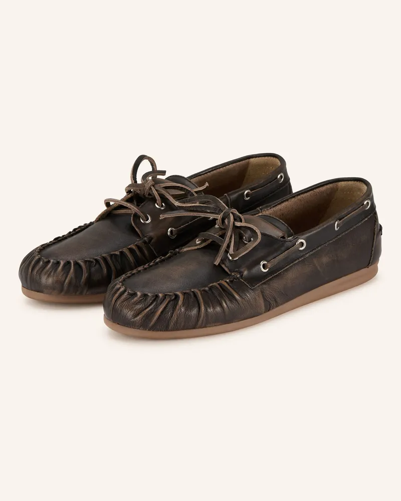 Alohas Bootsschuhe ROWAN Dunkelbraun