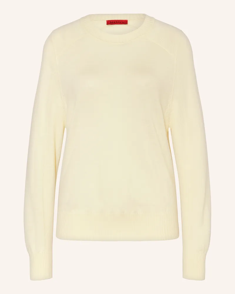 MAX&Co. Pullover Mcoberlina gelb Hellgelb