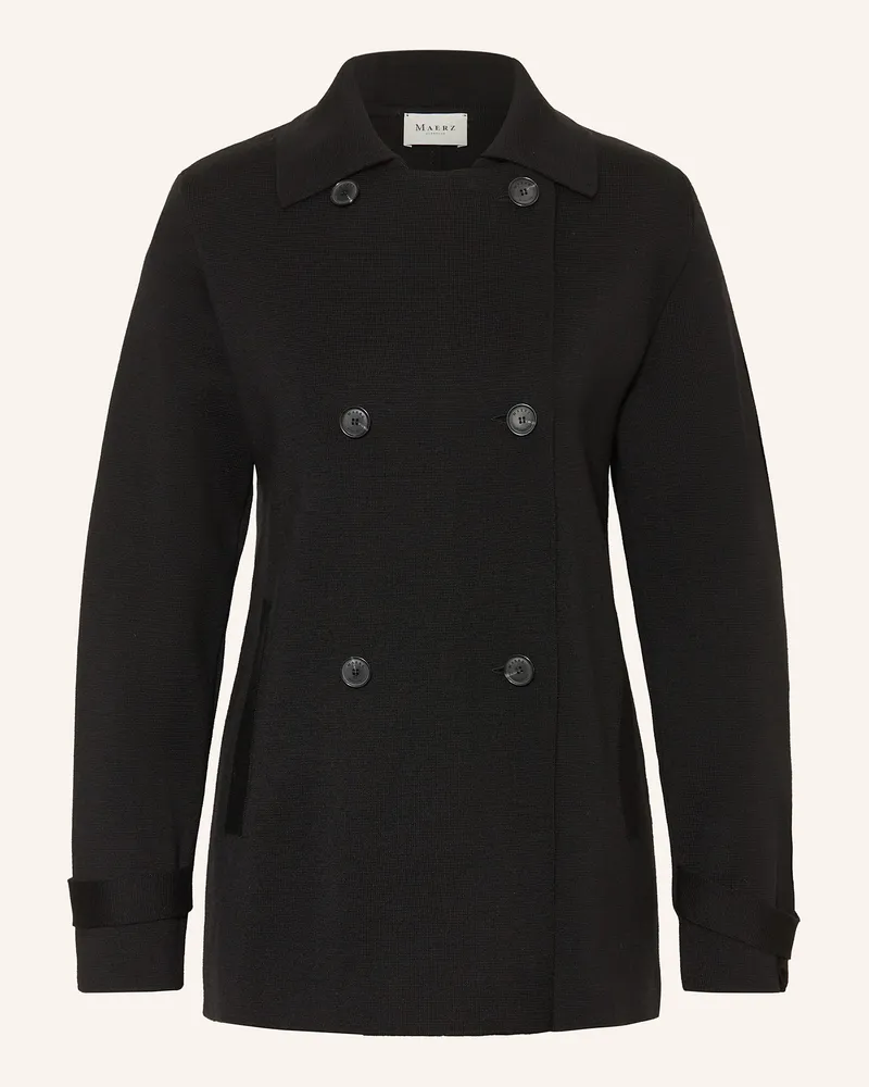 Maerz Strickjacke Schwarz