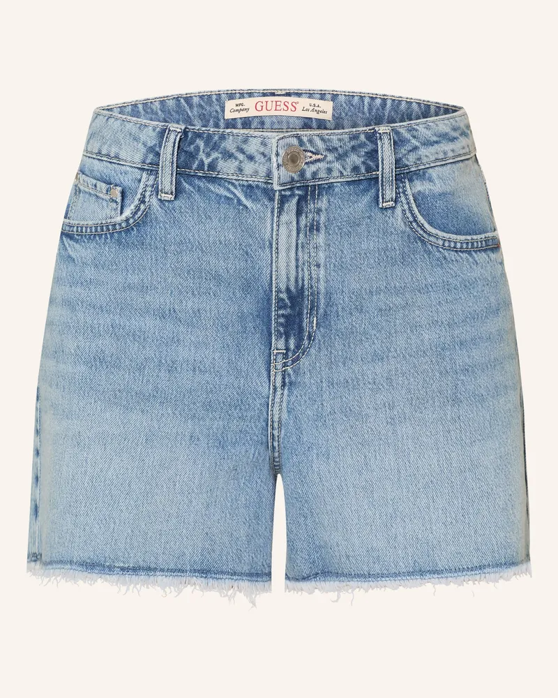 Guess Jeansshorts mit Schmucksteinen Skv1