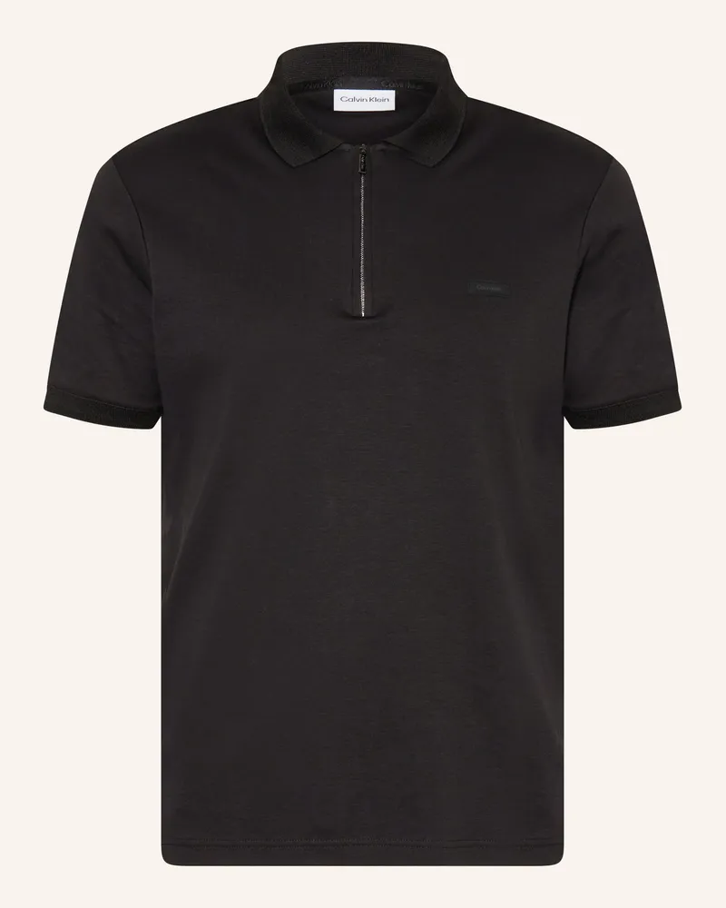 Calvin Klein Jersey-Poloshirt Schwarz