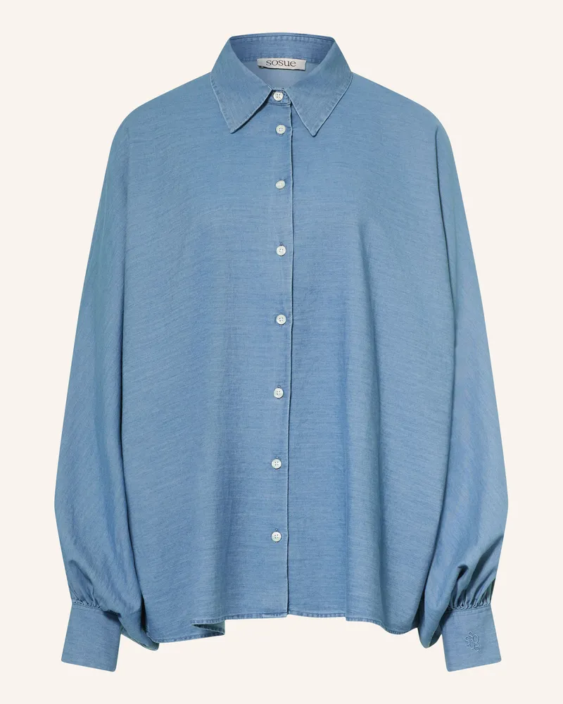 SoSUE Jeansbluse Antonia blau Blau