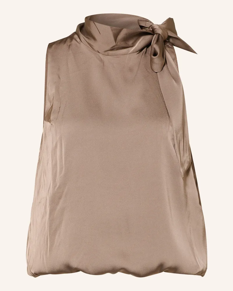 Neo Noir Satintop Veda Mit Schluppe beige Taupe