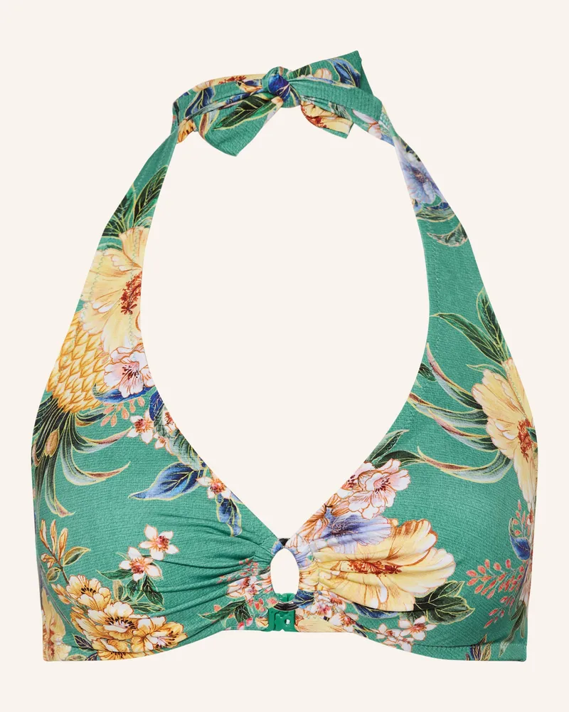 Lidea Neckholder-Bikini-Top PINEAPPLE SEA Grün