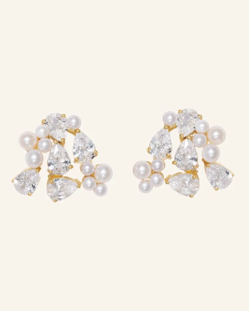 Completedworks Ohrhänger The Breaths We Dare To Take By Glambou gold Gold