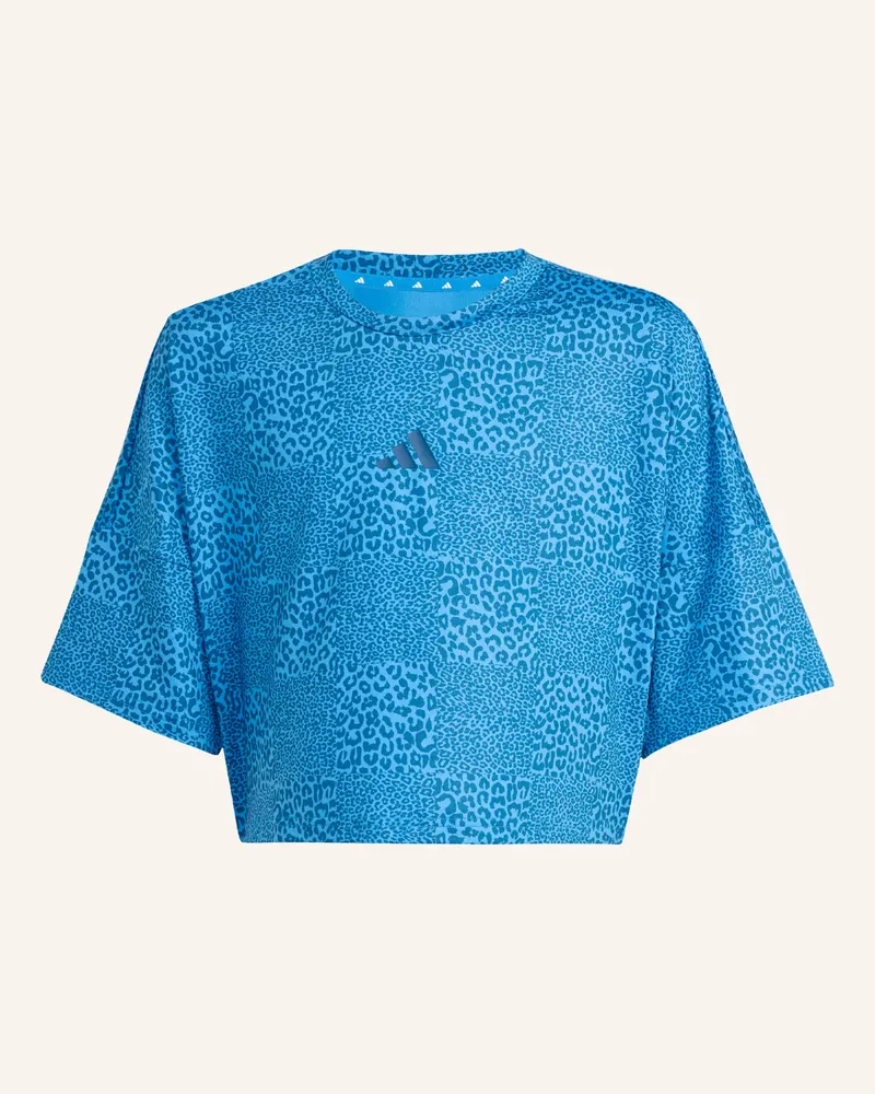 adidas T-Shirt SPORT ICON Blau