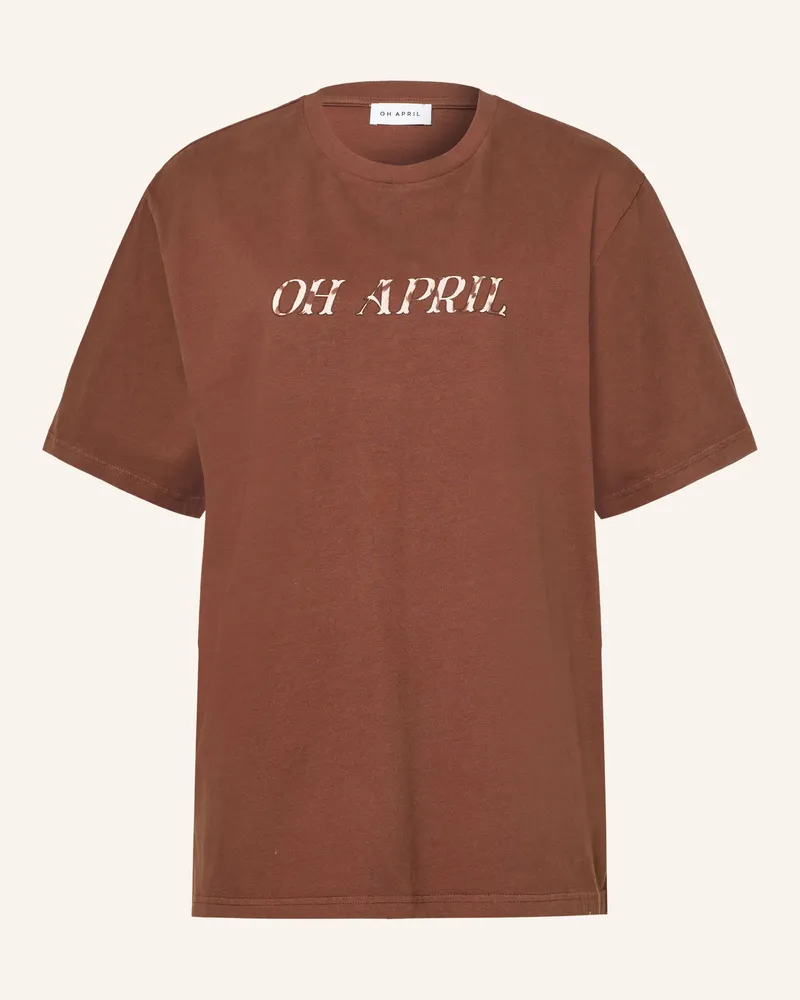 OH APRIL T-Shirt Cowgirl braun Dunkelbraun