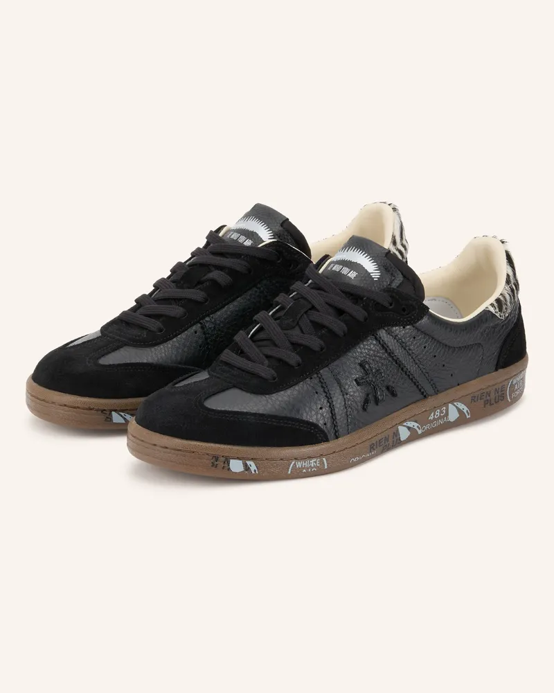 Premiata Sneaker Bonnied schwarz Schwarz