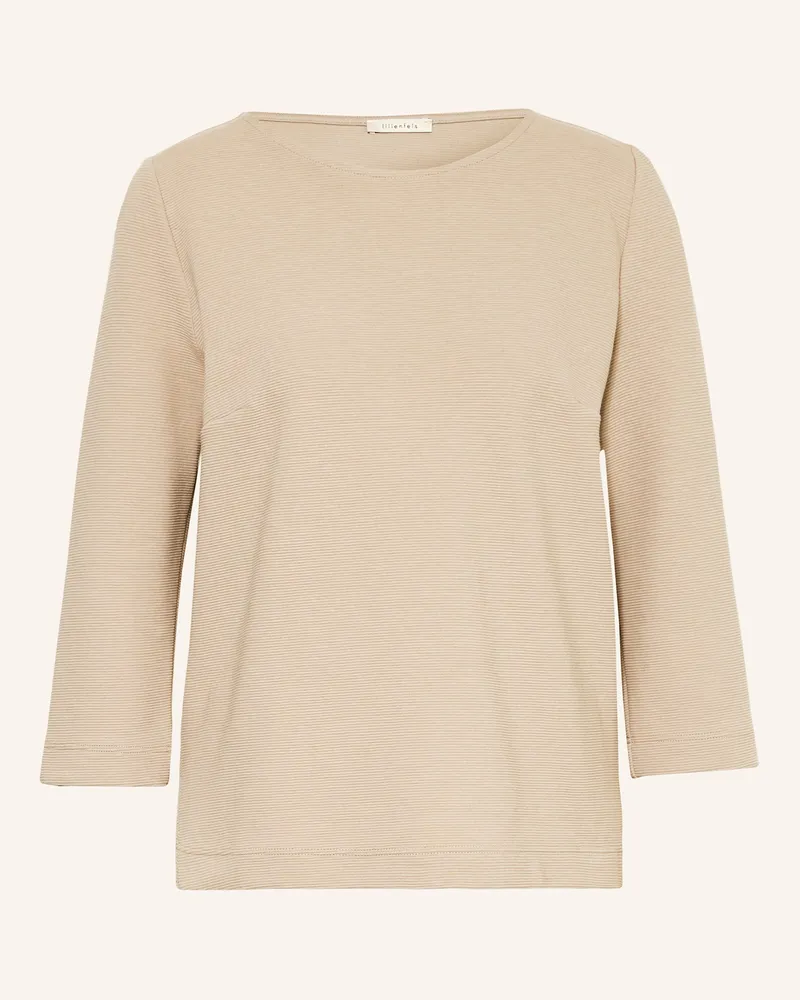 lilienfels Shirt mit 3/4-Arm Taupe