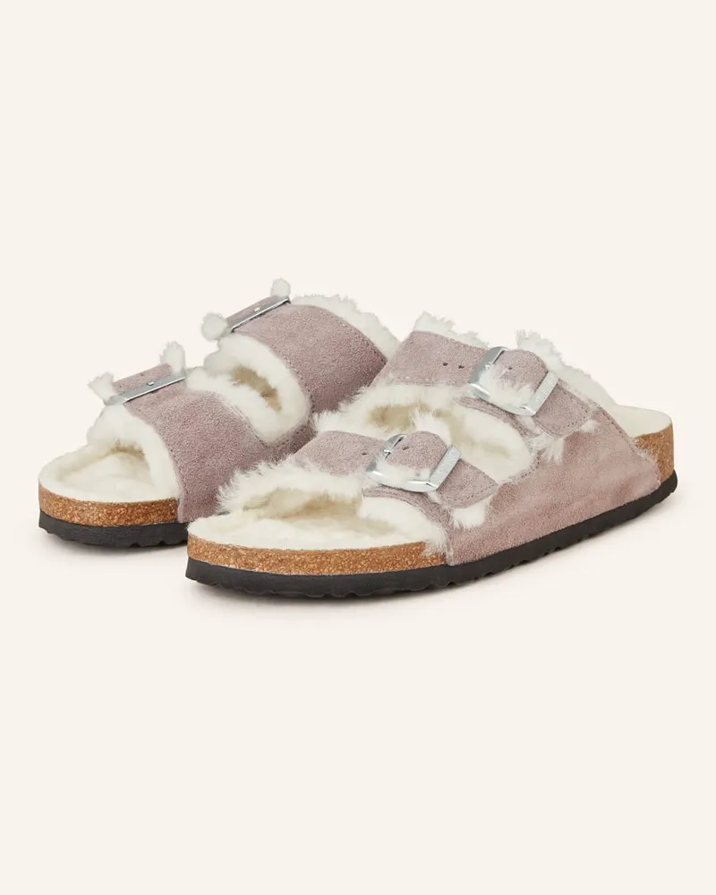 Birkenstock Pantoletten ARIZONA SHEARLING - HELLLILA Lila