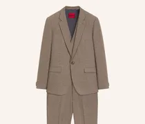 Anzug Arti/Hesten242V1X Extra-Slim Fit braun