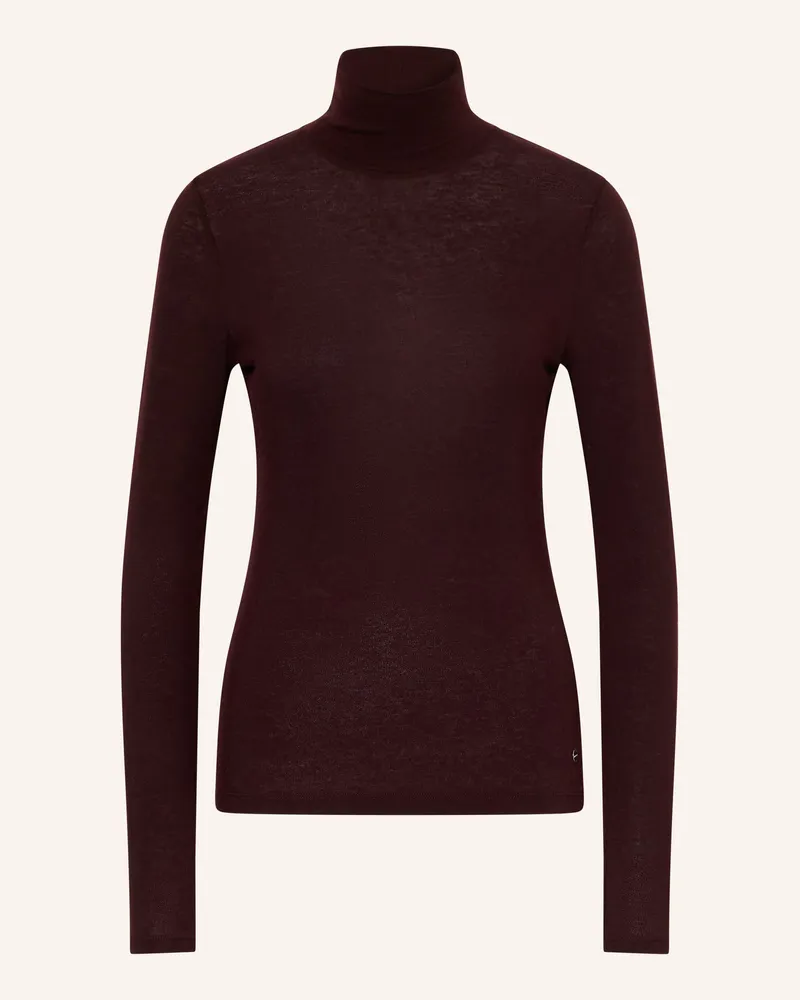 windsor. Rollkragenshirt rot Dunkellila
