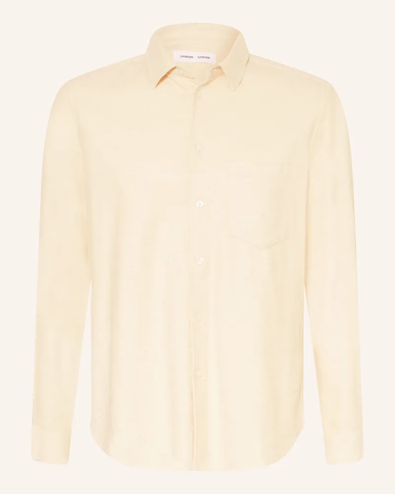 Samsøe & Samsøe Hemd Saliam Regular Fit beige Creme
