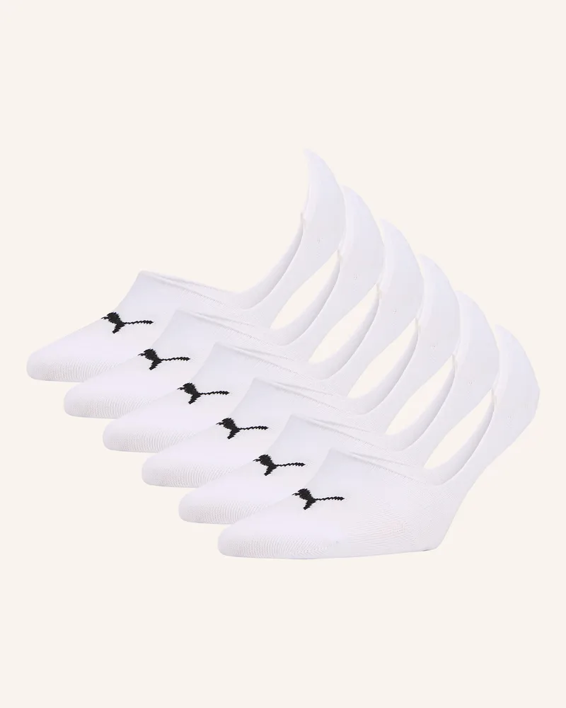 Puma 6er-Pack Füßlinge Weiss