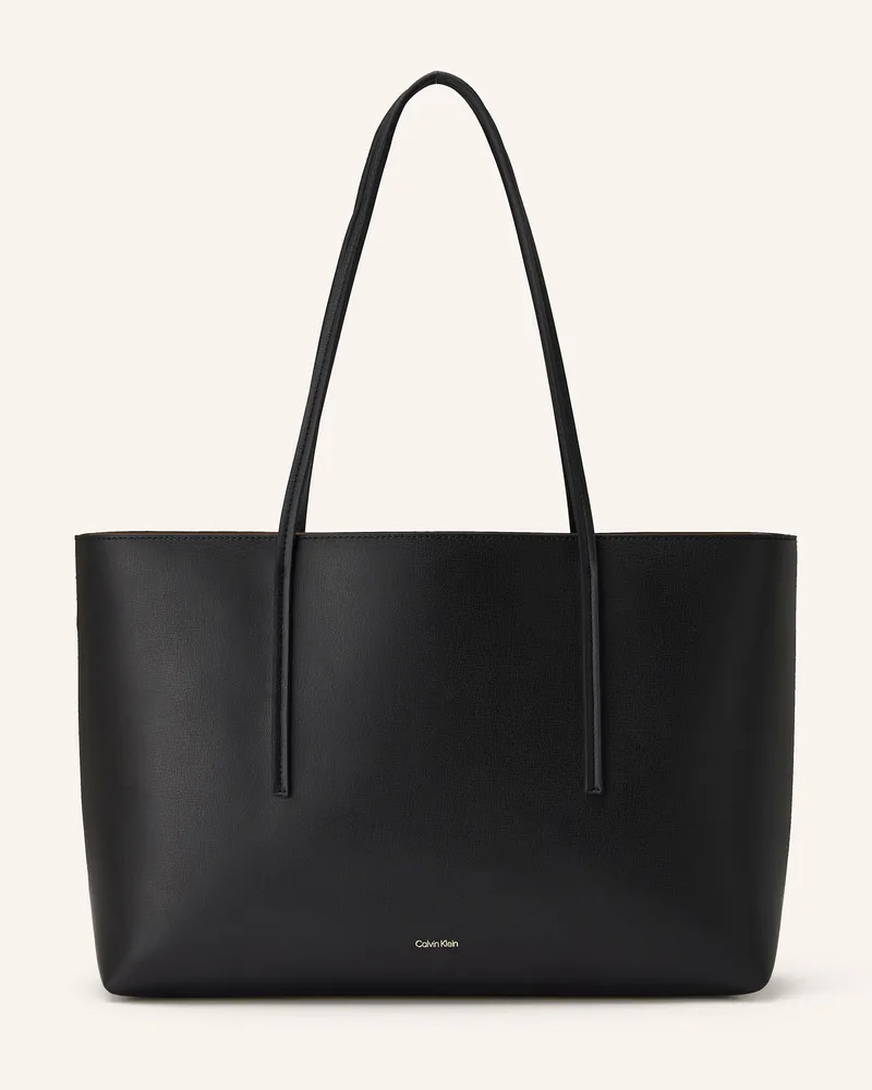 Calvin Klein Shopper schwarz Schwarz