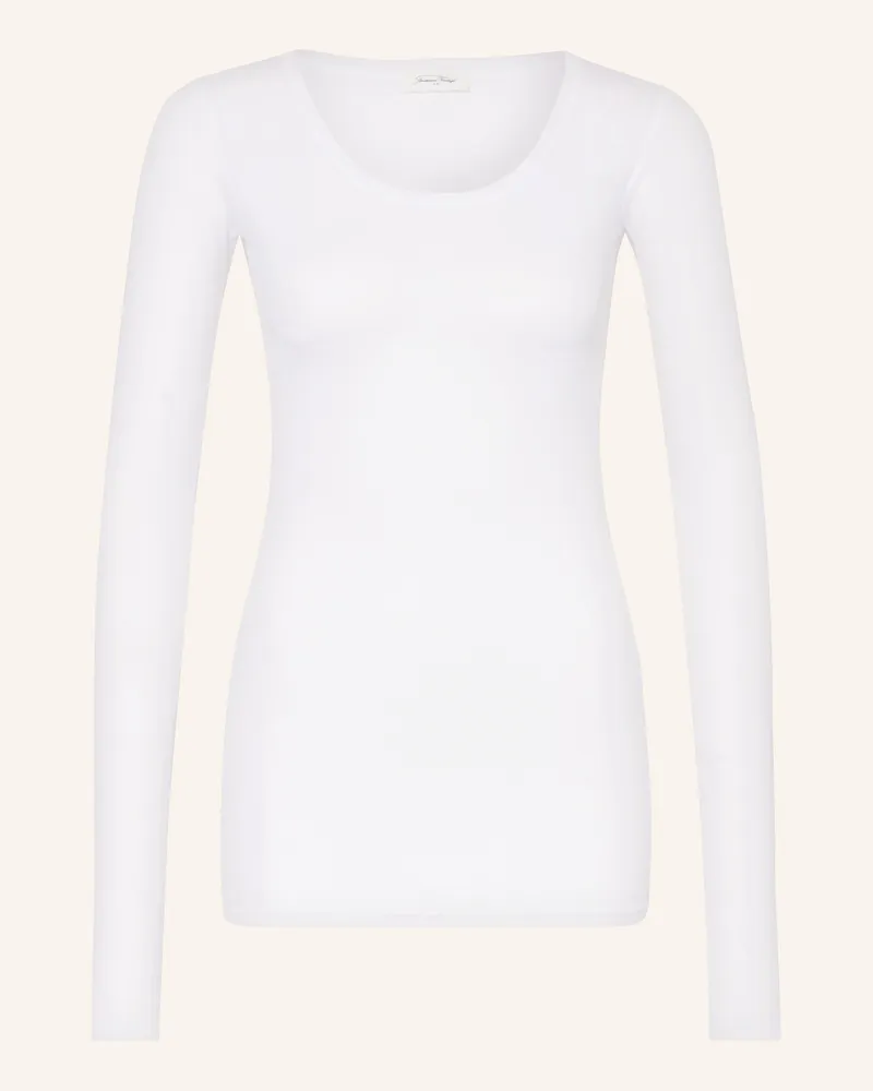 American Vintage Longsleeve Massachusetts weiss Weiss