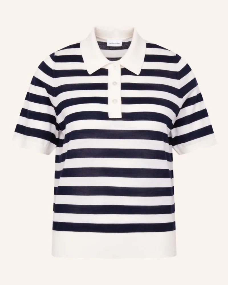 Seidensticker Polo blau Dunkelblau