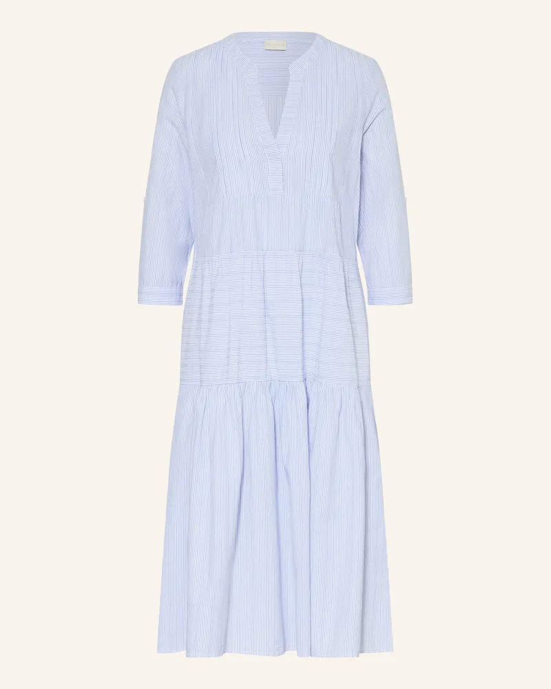 Milano Italy Kleid Mit 3/4-Arm blau Blau