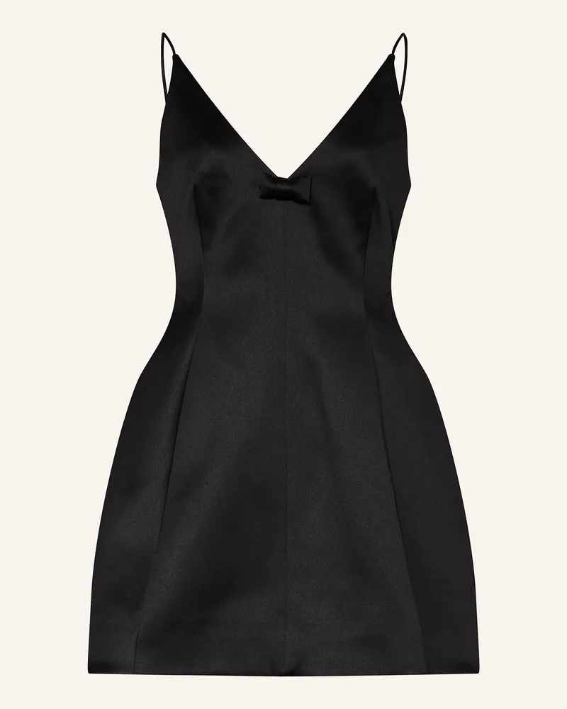 Marc Jacobs Satinkleid THE SATIN BOW DRESS Schwarz