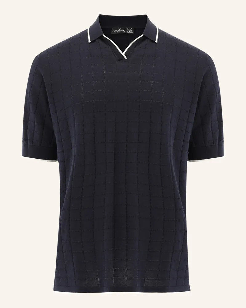 van Laack Poloshirt Blau