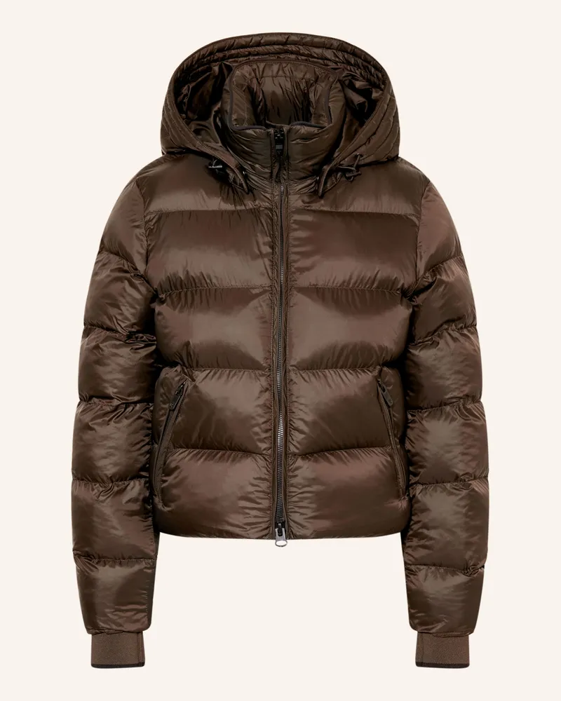 Wellensteyn Steppjacke Goldmine Mit Abnehmbarer Kapuze Und Dupont™ Sorona®-Isolierung braun Dunkelbraun