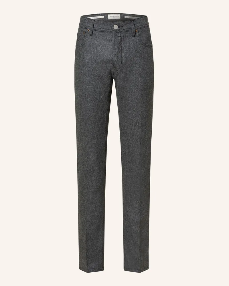 Jacob Cohën Hose BARD aus Flanell Grau
