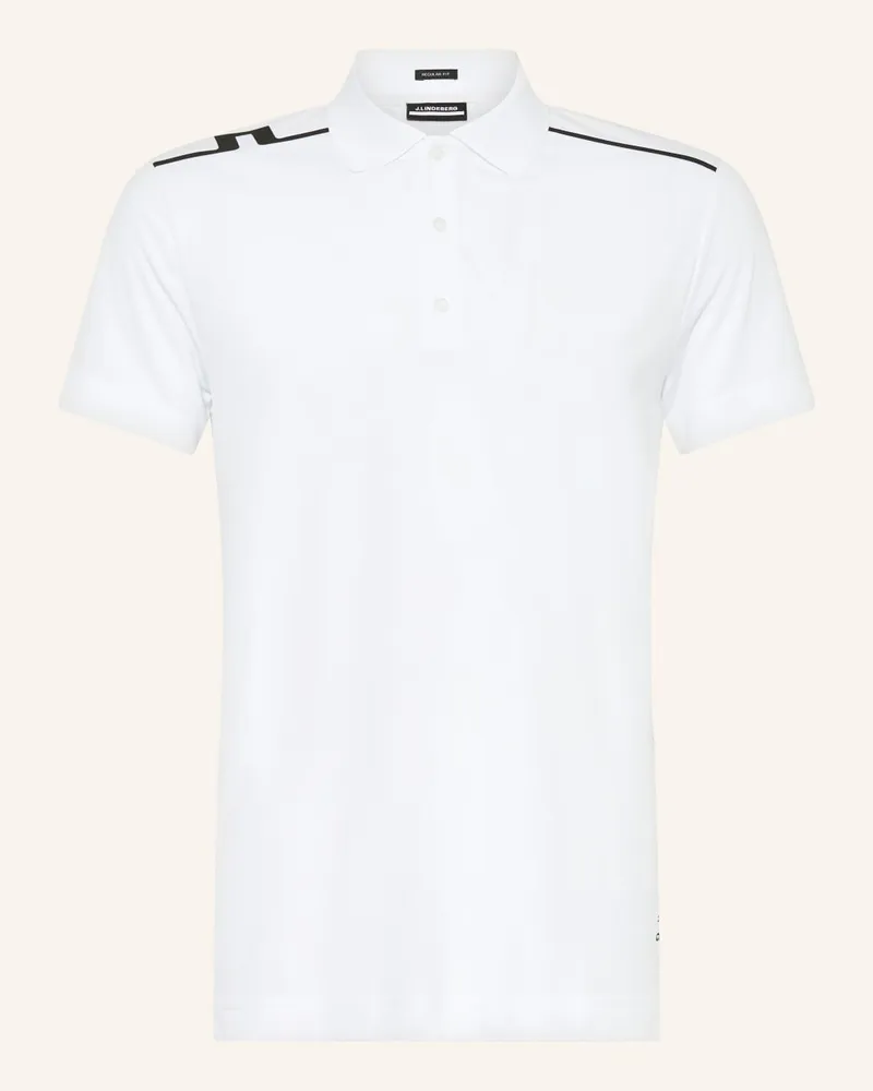 J.Lindeberg Funktions-Poloshirt Weiss