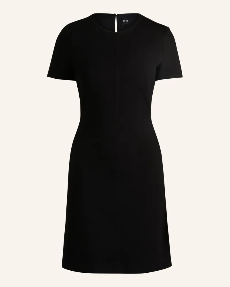 HUGO BOSS Business Kleid DONALARA Slim Fit Schwarz