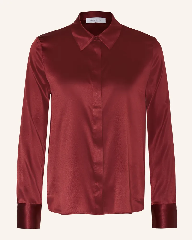 Darling Harbour Hemdbluse Aus Seide braun Marone