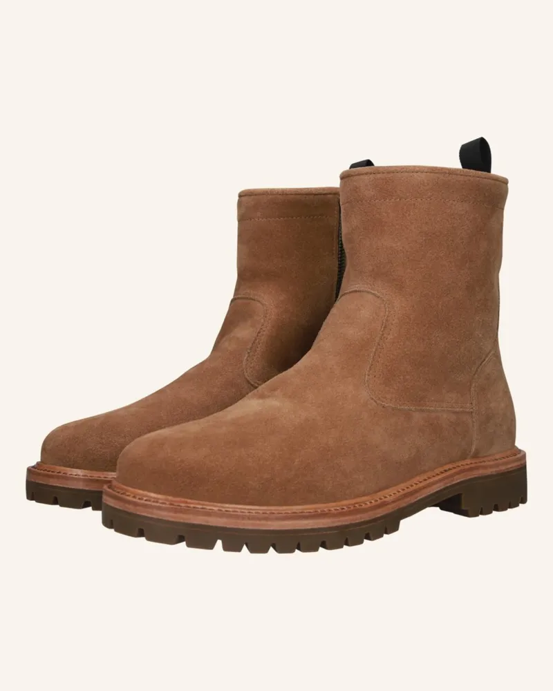 Blackstone Schnürboots Hellbraun