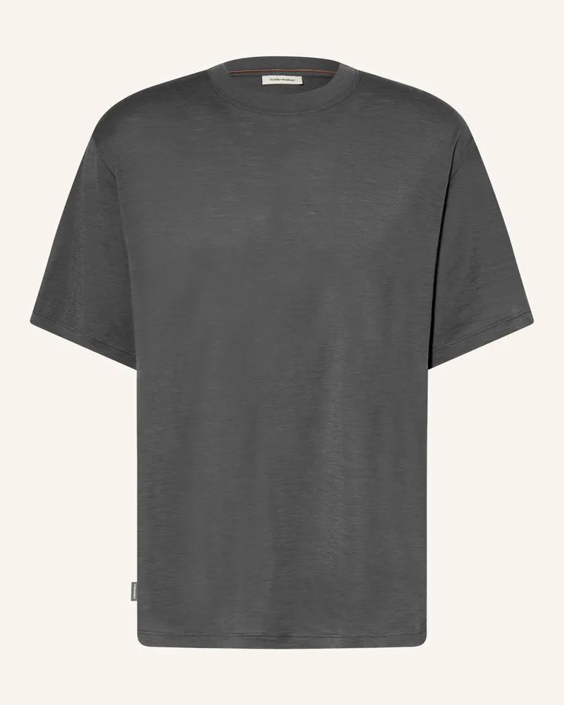 Icebreaker Funktionsshirt 150 Tech Lite Aus Merinowolle grau Dunkelgrau