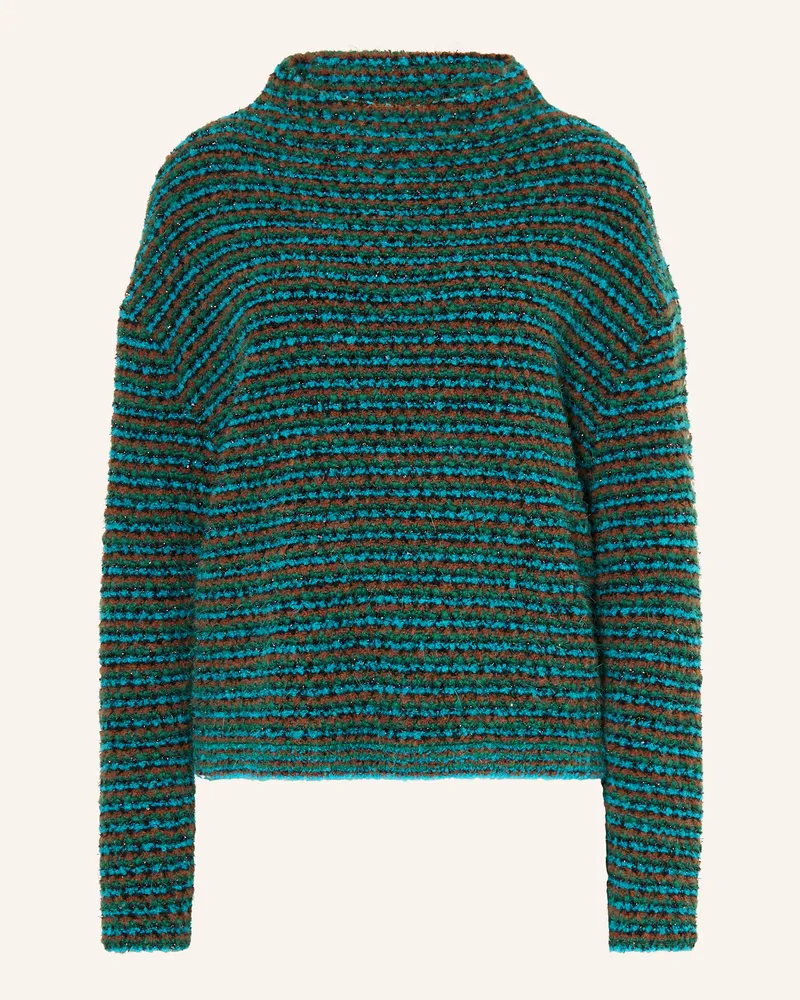 Marc Cain Bouclé-Pullover mit Glitzergarn 556