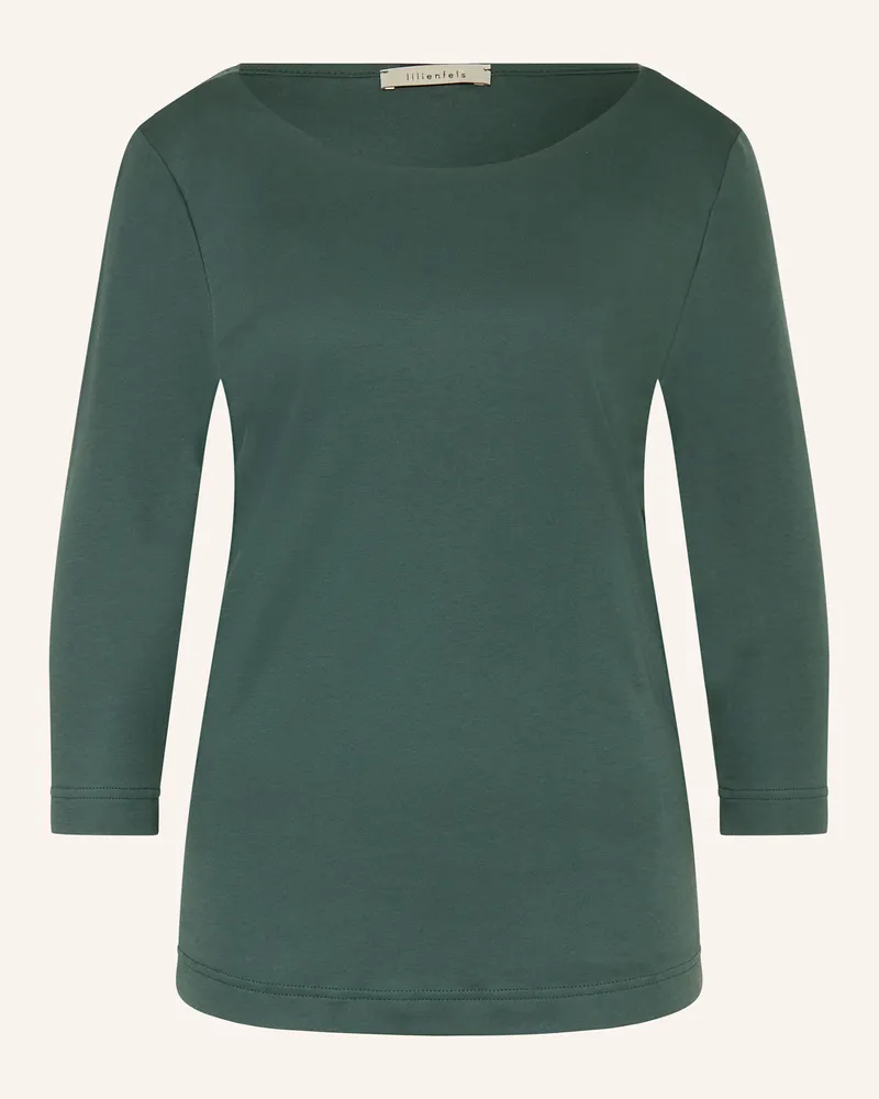 lilienfels Longsleeve mit 3/4-Arm Dunkelgrün