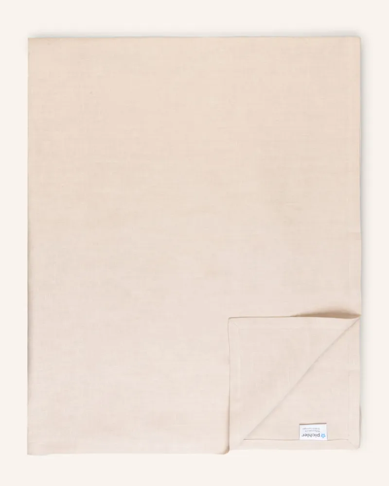 Pichler Tischdecke PURE aus Leinen Beige