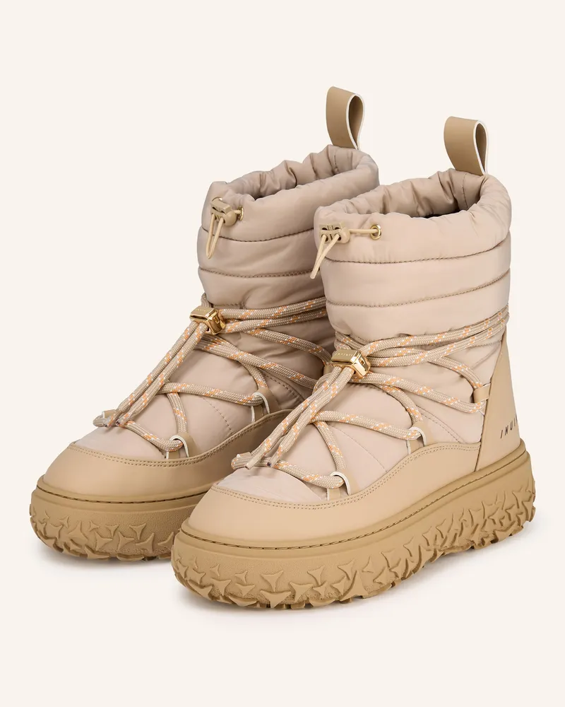 INUIKII Schnürboots TECHNICAL PERFORMANCE Beige